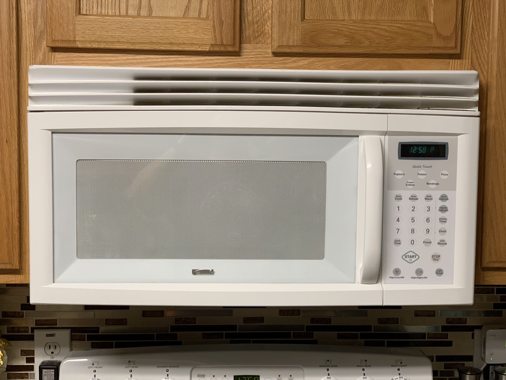 Kenmore Over the Range Microwave