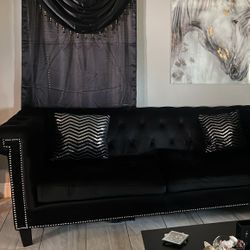 Black couches 
