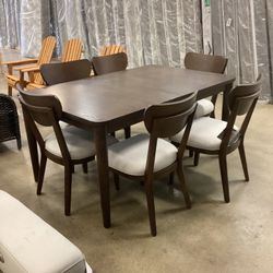 7 Piece Set Dining Table 