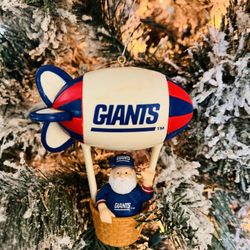 🏈 NY Giants Santa’s Watching Hot Air Balloon Ornament 🎅🎈