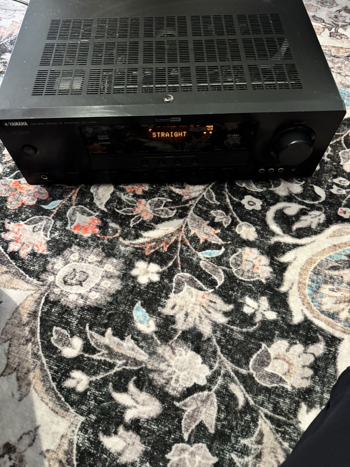 Yamaha Natural Sound AV Receiver Professional Series Rx-v363 Shelf 16