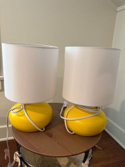 Yellow lamps