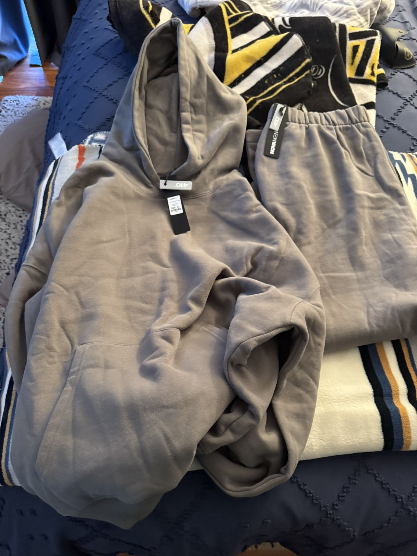 Novaman sweat, outfit, hoodie, and sweats brand new