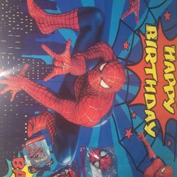 Spiderman  Banner (birthday Decor ) 