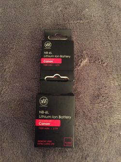 BRAND NEW CANON CAMERA BATTERIES