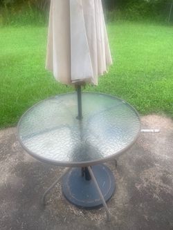 Patio table and chairs
