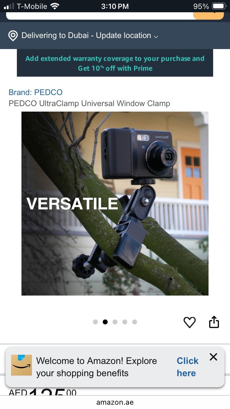 PEDCO UltraClamp Universal window mount: Cameras,Scopes & Binoculars