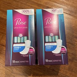 Poise Ultra Thin Pads #4 