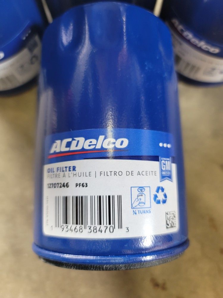 Acdelco Pf63 (NEW) Engine Oil Filters