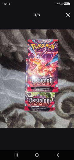 Obsidian Flames sealed packs x2