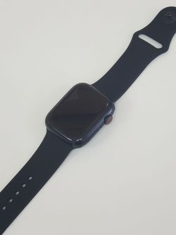 Apple - Watch Series 9 45mm Aluminum Case (Cellular) Midnight Premium Pre-owned