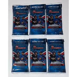 2022 Bowman Baseball Value Packs MLB Cards Fat Packs Cello Pack Elly De La Cruz 1st Bowman ?