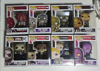 Funko Pop Horror Lot of 8 Figures