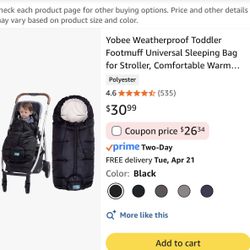 New Weatherproof Toddler Universal Warm Cover for Stroller.
