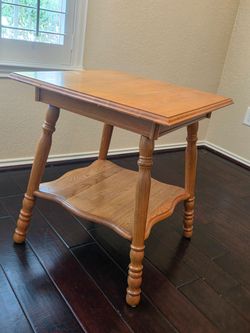 Small wooden table