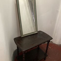 Mirror With Table 