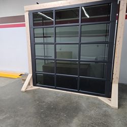 Garage Doors With Tempered Glass 