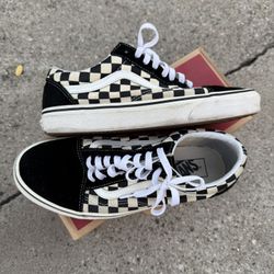 Vans Black Checkers 