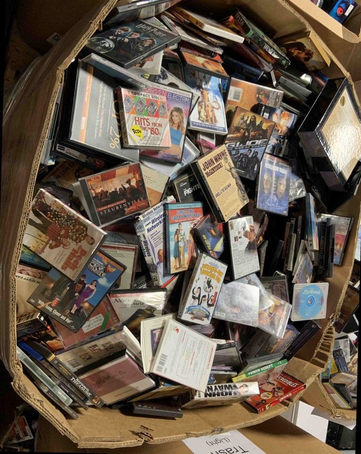 blu ray movie liquidation! Any item $1.50 B