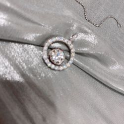 Handmade Solid 18K Au&Moissanite Pendant w/o Chains