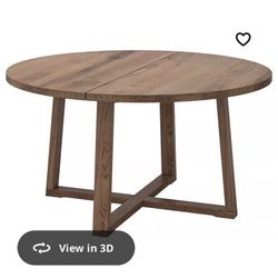 Ikea Dining table round MÖRBYLÅNGA