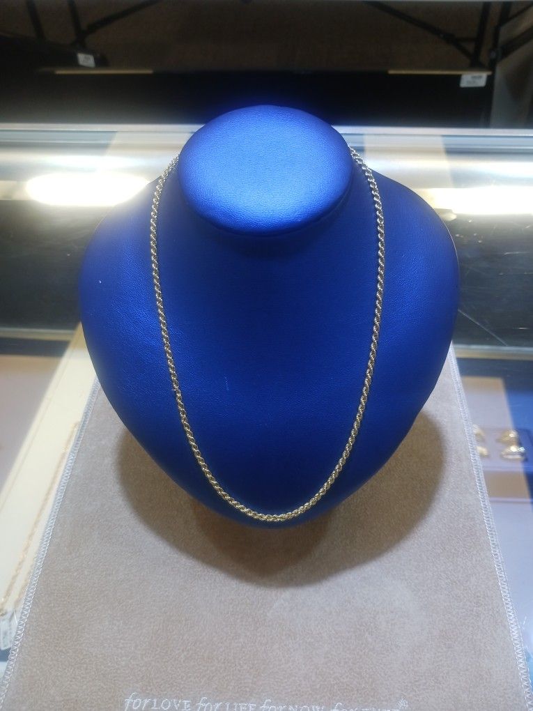 14k Gold Rope Chain