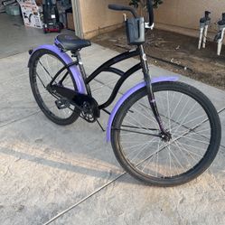 Purple Beach Cruiser 