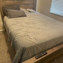 Rustic Queen Size Bed Frame