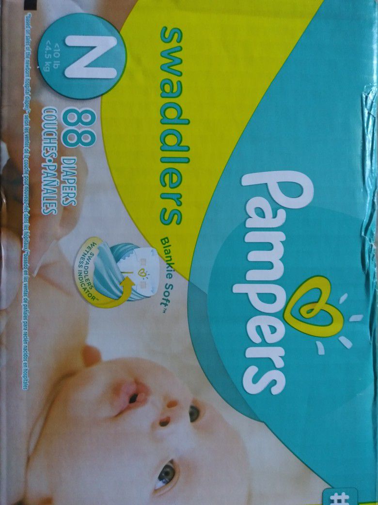 88 Count Nb Pampers 10lb