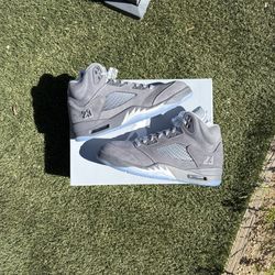 Jordan 5 Wolf Grey 2026 Size 10.5 Men’s 
