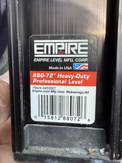 6” ft Empire Level