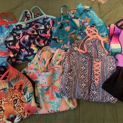 Girl Size 7/8 Bikini/ Bathing Suits