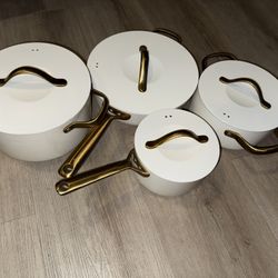 White Pots & Pans Set 