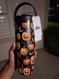 Hydrapeak Halloween Water Bottle with Handle Lid