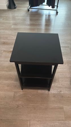Black End Table