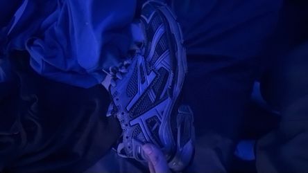Balenciaga grey and black runners