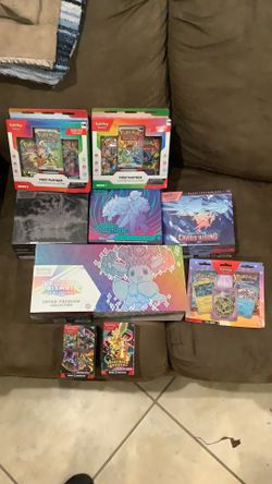 Pokemon sealed for sale , ascended, pitch black, journey together, prismatic, first partners, chaos