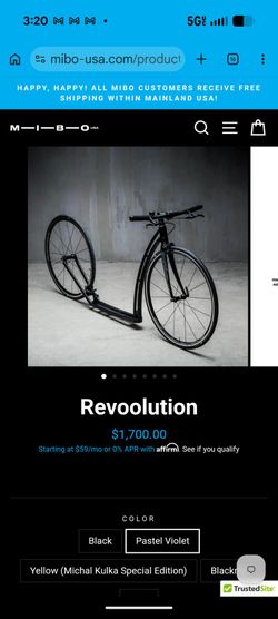 Mibo kick bike revolution