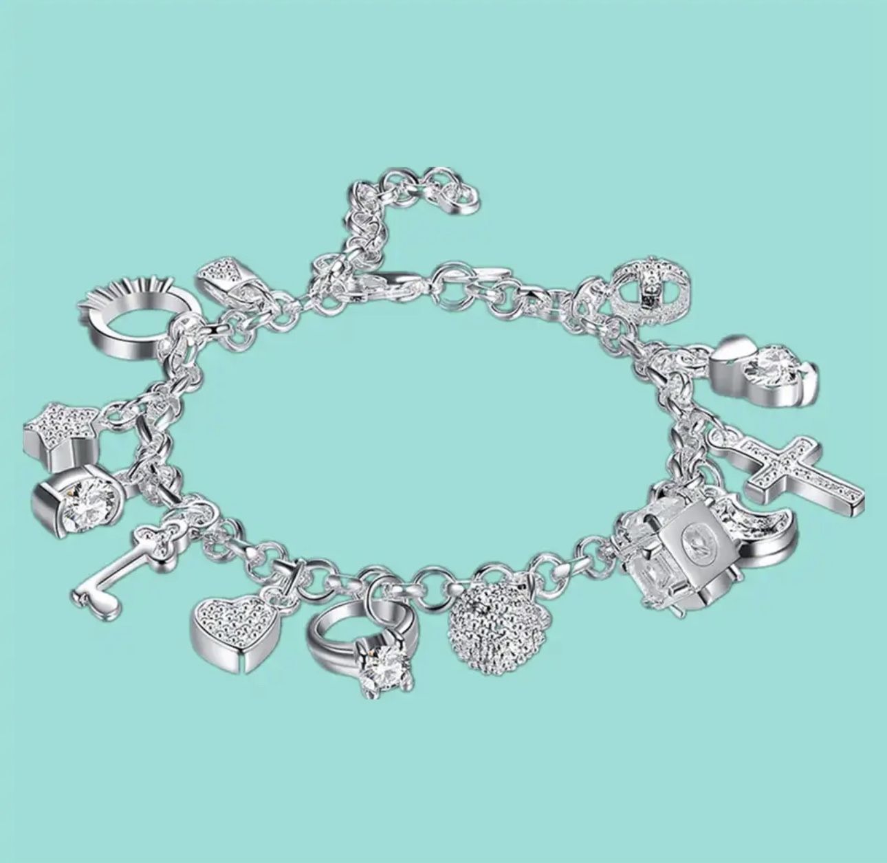 Ms. Charm Sterling Silver Bracelet