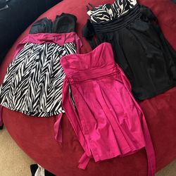 same style dresses medium size 5 & 6 Black White And Pink