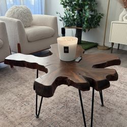 Live Oak / Teak Wood Coffee Table 