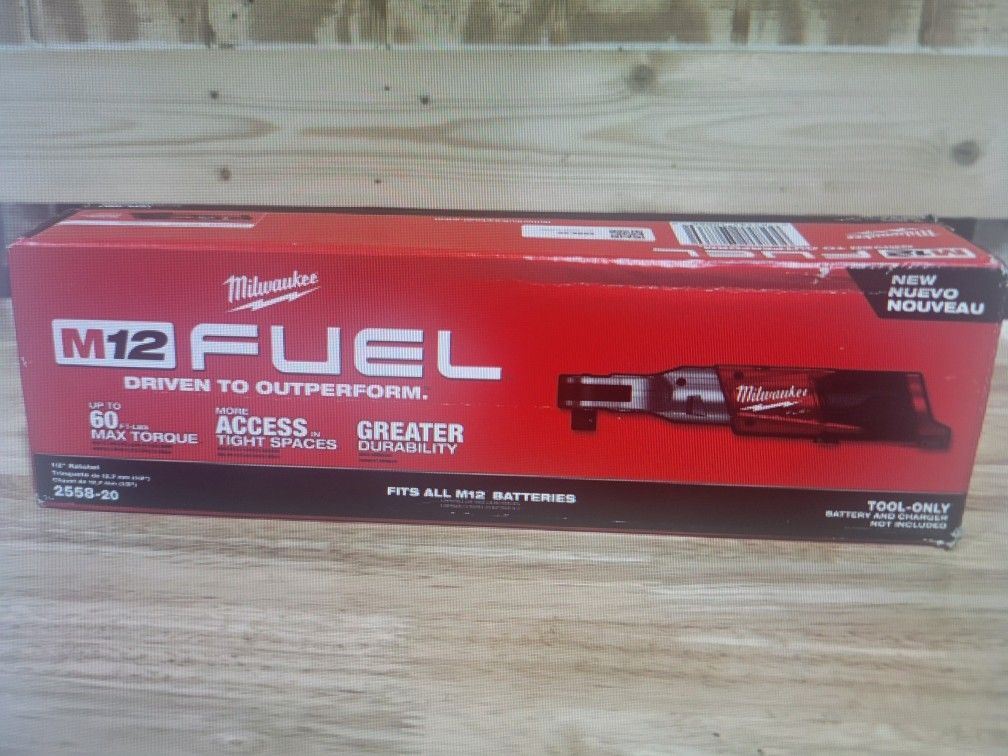 Milwaukee M12 Fuel 1/2 In. Ratchet (TOOL-ONLY)