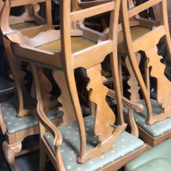 Six dining table chairs special meat