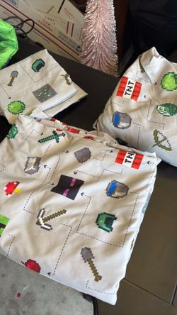 Minecraft bed set