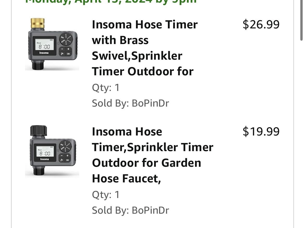 Sprinkler Timers