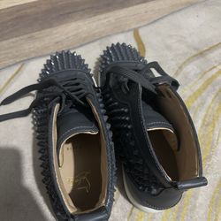 Christian Louboutin Louis Spikes High-Top Sneakers