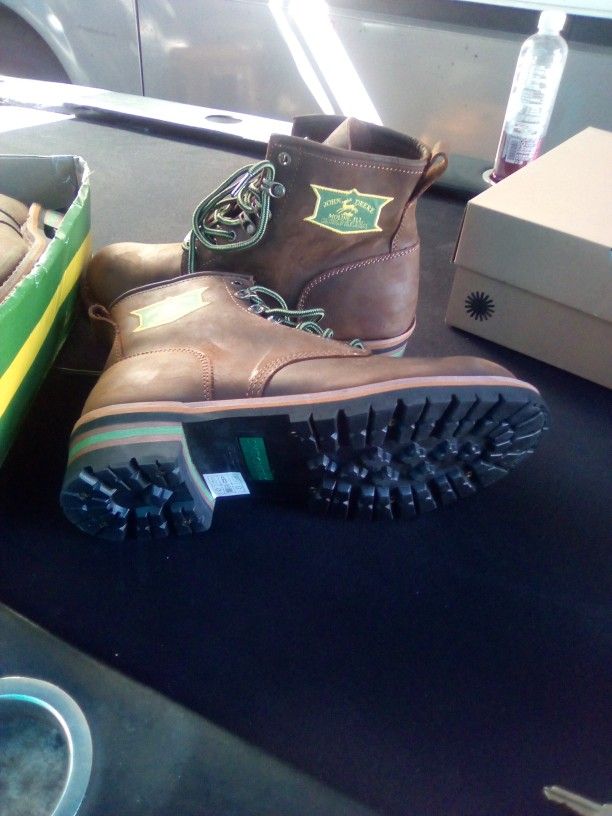 John Deere Work Boots Brand New