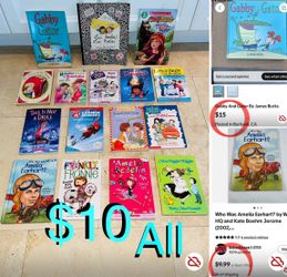 $10 For All! Great for practice reading 📖 chapter Books for Girls total of 16 in good condition