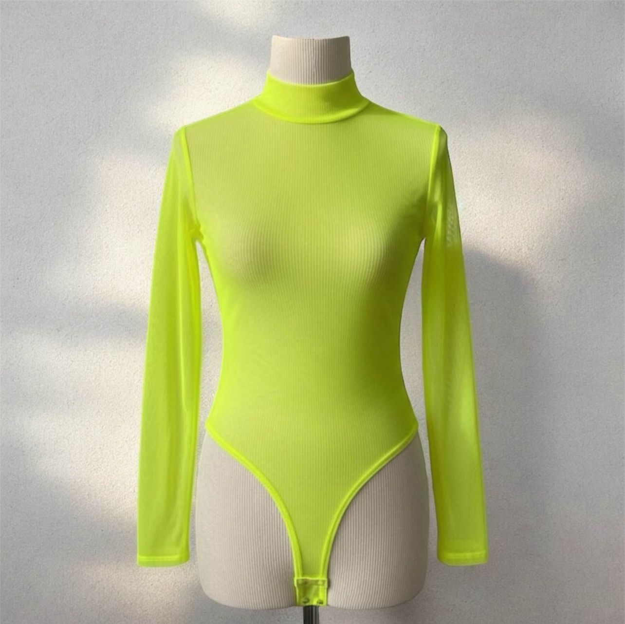 super cute Neon mesh medium bodysuit