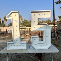 4 Feet Tall Wooden Number 